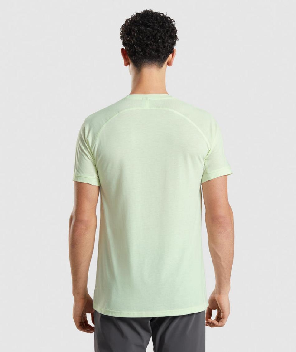 T Shirts Gymshark Studio Amplify Hombre Verde | CO 3444MQZ